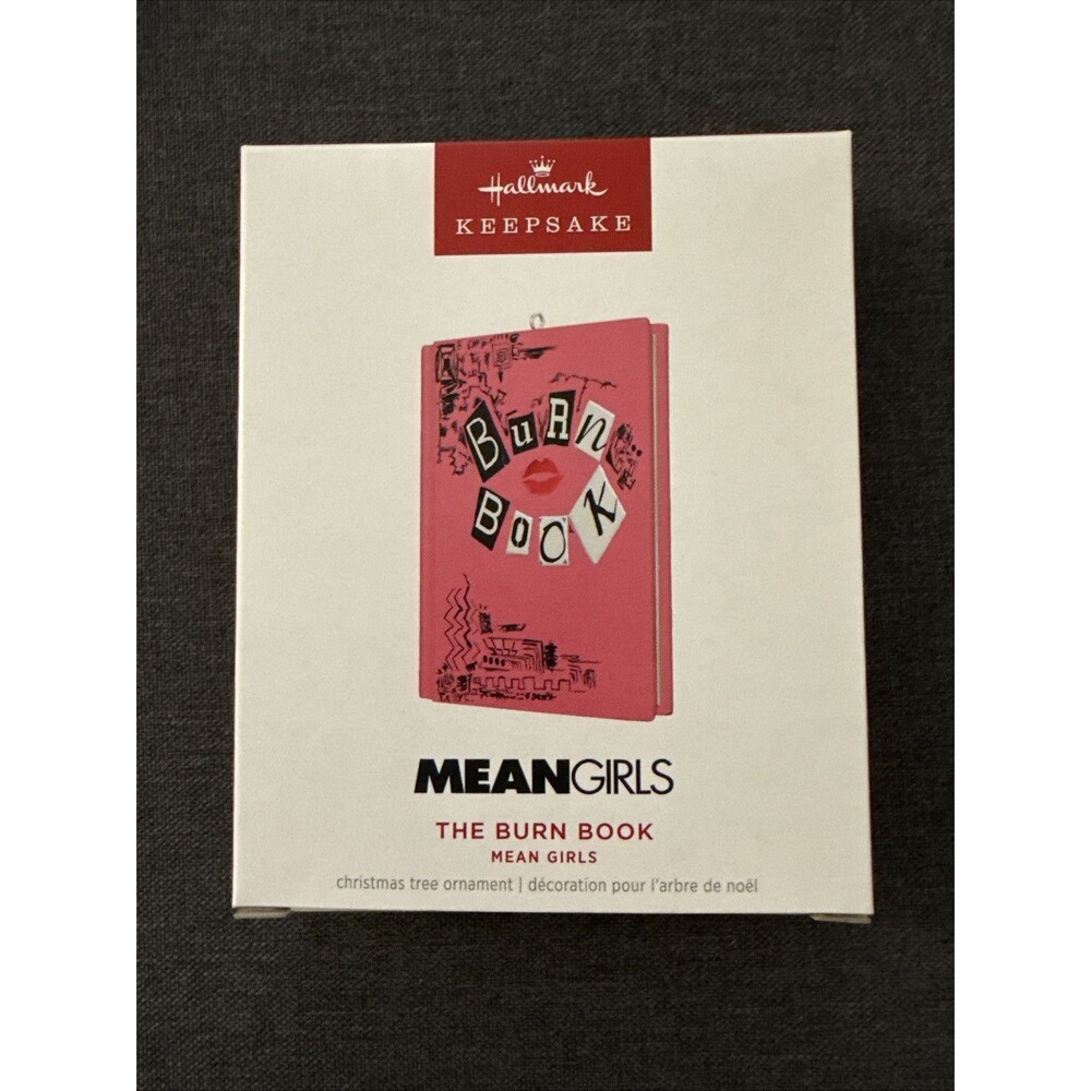 Mean Girls The Burn Book 2024 Hallmark Keepsake Christmas Ornament NEW!